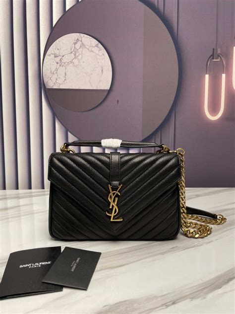 ysl 392737 original leather black sheepskin bag handbag|Saint Laurent Official Online Store .